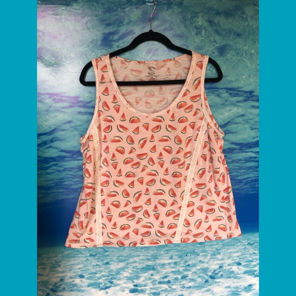 Watermelon 🍉 print women’s XL tank top